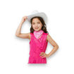 Picture of PINK COWGIRL COSTUME WITH HAT AND SCARF 9-10 YEARS